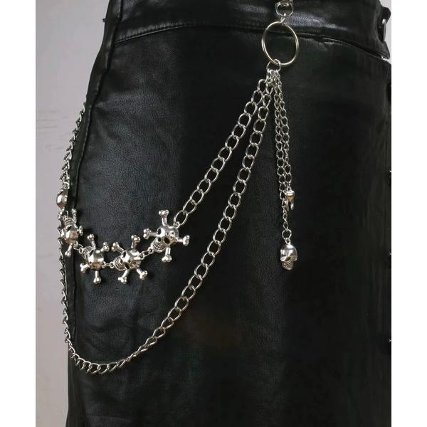 ウォレットチェーン スカルパンツチェーンy2k(BDS)