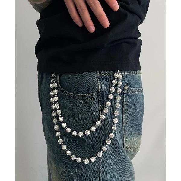ウォレットチェーン ストーンボールパンツチェーン(BDS)