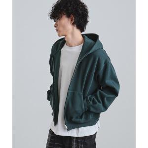 パーカー ボリュームスリーブジップパーカ メンズ レディース