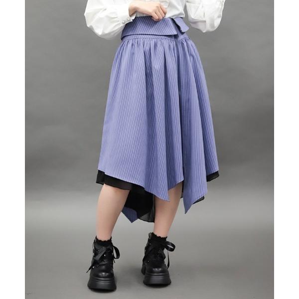 スカート イレヘムＺＩＰデザインスカート