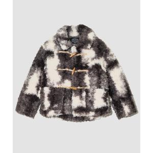 コート アウター CUBE SUGAR/キューブシュガー　カーリーファー トグル釦 JK レディース