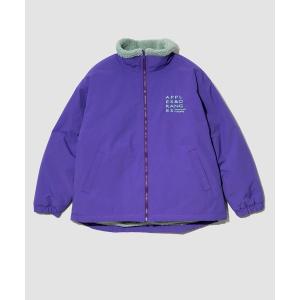 ブルゾン ジャンバー CUBE SUGAR/キューブシュガー　ナイロン x 裏ボア スタンドカラーJK レディース