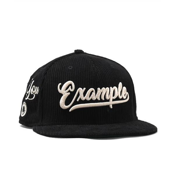 キャップ 帽子 NEW ERA x EXAMPLE 59 FIFTY CORDUROY SOLID ...