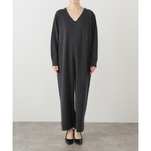 オールインワン 起毛ジャージーオールインワン レディース