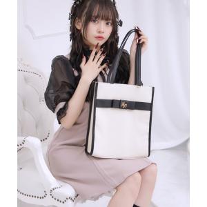 rienda（リエンダ） トートバッグ 「WEB限定」WRRロゴフェイクレザー