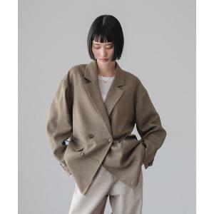 ジャケット テーラードジャケット メランジツイルジャケット　589176 レディース