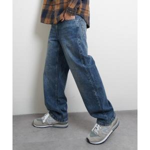 パンツ Hanes ワイドフィットデニムパンツ メンズ レディース