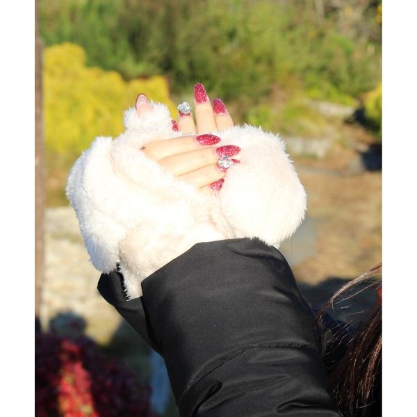 手袋 「AGTSELECT/AGTセレクト」ボアカバーミトン/手袋 レディース