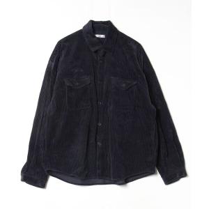 「y/m by れぽすけ」 コーデュロイジャケット LARGE ネイビー メンズ