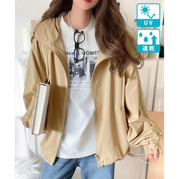 「Java」 ブルゾン LARGE ベージュ レディース