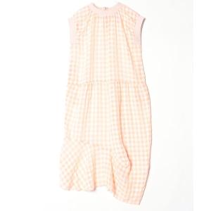 「mintdesigns」 「sketch」ノースリーブワンピース 2 ピンク レディース