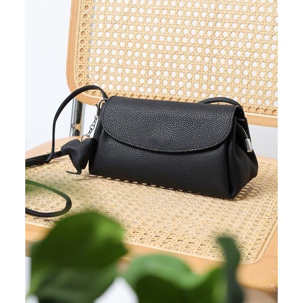 ショルダーバッグ バッグ ぞう　エレファントチャーム付き 本革 ショルダーバッグ レディース