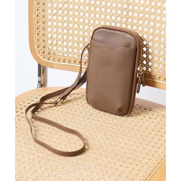 ショルダーバッグ バッグ 本革スマホショルダー 多収納ウォレット 一体型ミニバッグ レディース