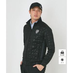 ブルゾン アウター 吸水速乾/UVカット　クールコアエンボストラックジャケット メンズ