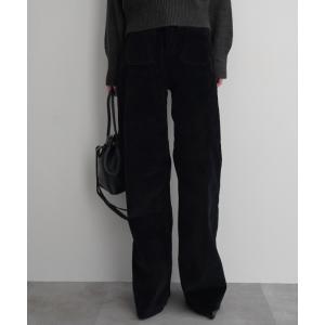 パンツ コーデュロイ起毛フレアパンツ レディース