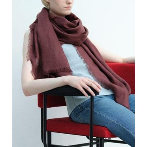 ストール マフラー 「ASAUCE MELER」オーガニックリネンドライキャンバスストール III ...