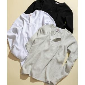 tシャツ Dickies/ディッキーズ ワッフルヘンリーネックロングスリーブTシャツ/ロングTシャツ/ロンT メンズ｜ZOZOTOWN Yahoo!店