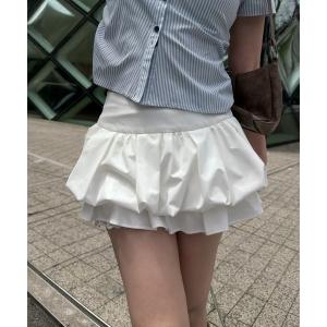 スカート 「ホイップスカート」ティアードバルーンミニスカート