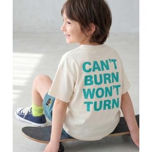 tシャツ 綿100％ デビラボ BIGシルエット プリント半袖Tシャツ キッズ 子供服 男の子 女の子