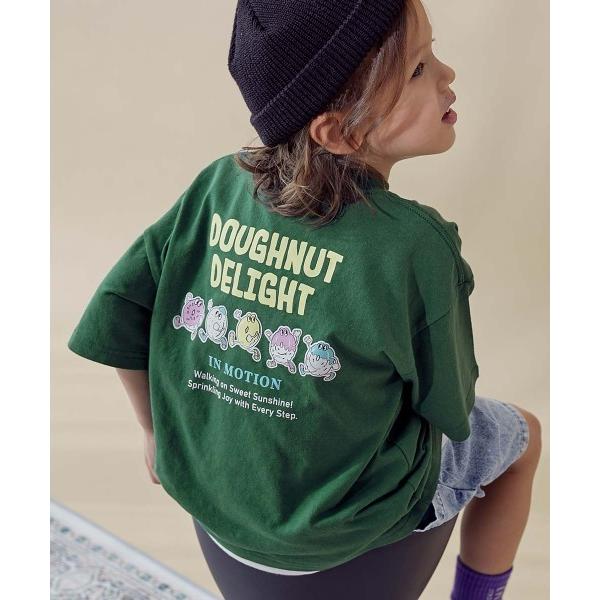 tシャツ 綿100％ デビラボ BIGシルエット プリント半袖Tシャツ キッズ 子供服 男の子 女の...