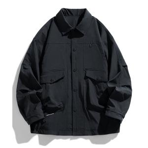 ナイロンジャケット 12A7-SZ ルーズフィット ライトシェル ワークジャケット メンズ レディース