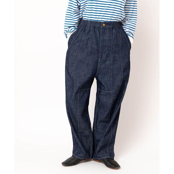 ジーンズ デニム デニムパンツ R4413 コックさんのデザインラインパンツ レディース