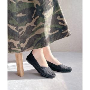 パンプス 洗える スクエアトゥ 軽量 フラット ...の商品画像