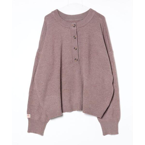 「Java」 長袖ニット X-LARGE ブラウン レディース