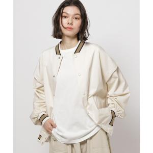 「niko and...」 スタジャン BIG(L) アイボリー レディース