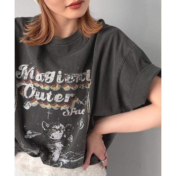 「Java」 半袖Tシャツ X-LARGE グレー レディース