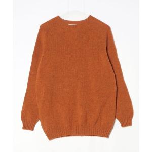 「Harley of Scotland」 長袖ニット 38 オレンジ レディース