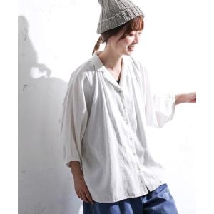 「soulberry」 7分袖ブラウス M オフ...の商品画像