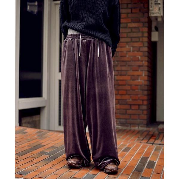 ジーンズ デニム デニムパンツ Layered Velvet Trouser レディース メンズ