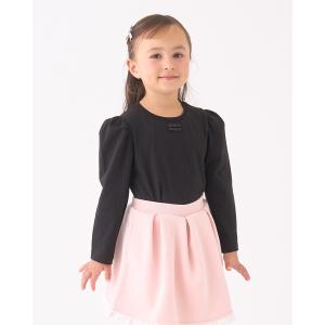 ファミリア 長袖Tシャツ トップス ハイネック 花柄 日本製 キッズ