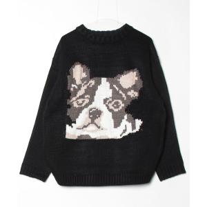 セーター ニット B omnivore/ビーオムニボー　DOG KNIT メンズ レディース