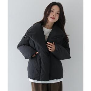 ダウンコート ダウンジャケット 「HER CLOSET」2WAY中綿ボリュームジャケット 2WAY PADDED VOLUME JACKET