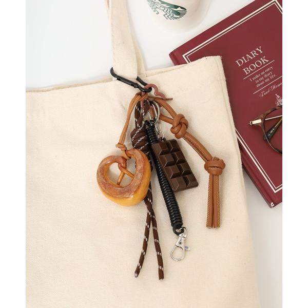 チャーム チョコ＆プレッツェルモチーフじゃらじゃらチャーム レディース