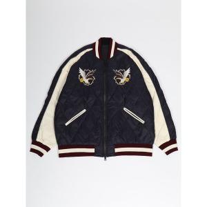 スカジャン 「TAION」 TAION-JK04JS-N1 ジャパンスペシャル リバーシブル スカジャン ダウンジャケット メンズ レディース