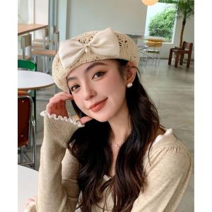 FERRUCCIO VECCHI（フェリシオベッキ） 帽子 ベレー帽 レザーライク