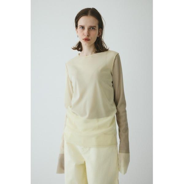 Bi color mesh inner tops　　バイカラーメッシュインナートップス レディース