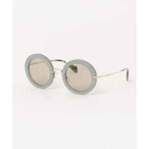 サングラス 「miumiu/ミュウミュウ」ラウンド サングラス MU08RS U6S5J2 レディース メンズ