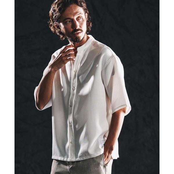 シャツ mhs2486-linen like V neck SS shirts シャツ(WR26S-...