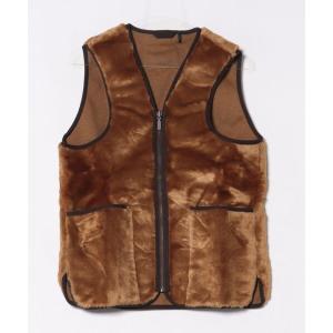 ベスト ジレ Barbour/バブアー　フロントジップ ファー ライナー ベスト（スリム フィット） メンズ