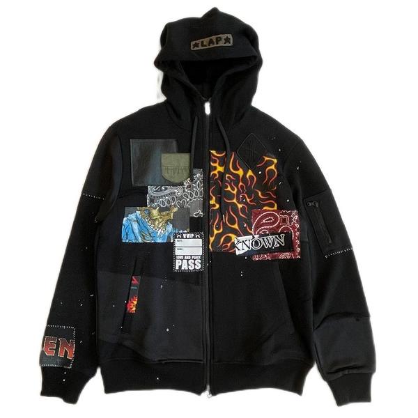 パーカー OVERDESIGN REMAKE ZIP HOODIE OD14 メンズ