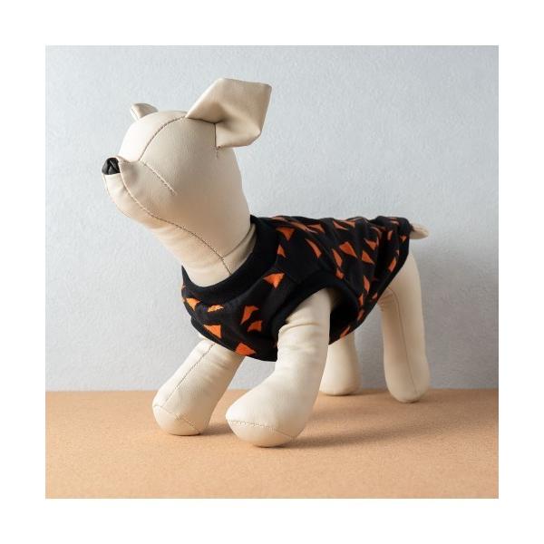 犬 服 「muumdog」「犬服」三角柄タンクトップ｜幾何学デザインTMサイズ(SU)