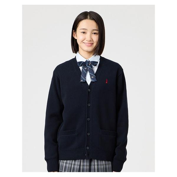 カーディガン 入学式 卒業式 カーディガン 綿 7G ニット 女子 制服 学生服 中学生 高校生 ス...