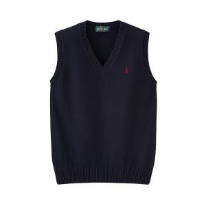 ベスト  メンズ ベスト 綿 7G 男子 制服 学生服 中学生 高校生 スクール 入学式 卒業式 キッズ 子供服 男の子