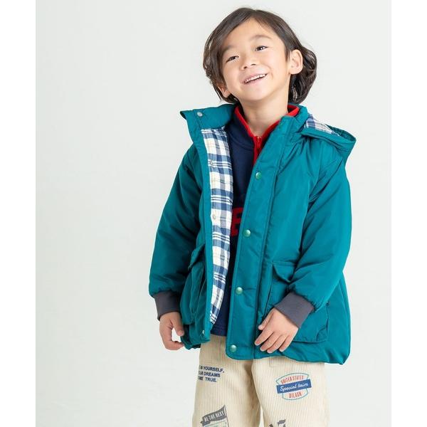 ダウン アウター 中綿ジャケット（フード取り外し可） キッズ 子供服 男の子 女の子