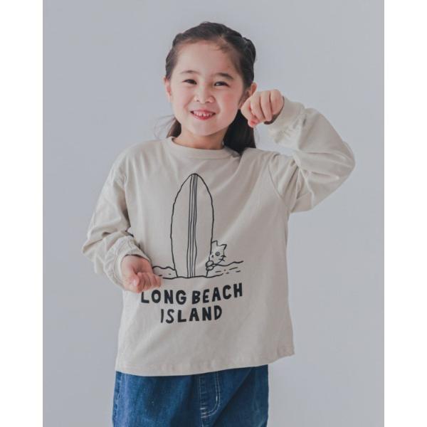 tシャツ ジーンズベーセカンド LONG BEACHロングＴシャツ キッズ 子供服 男の子 女の子