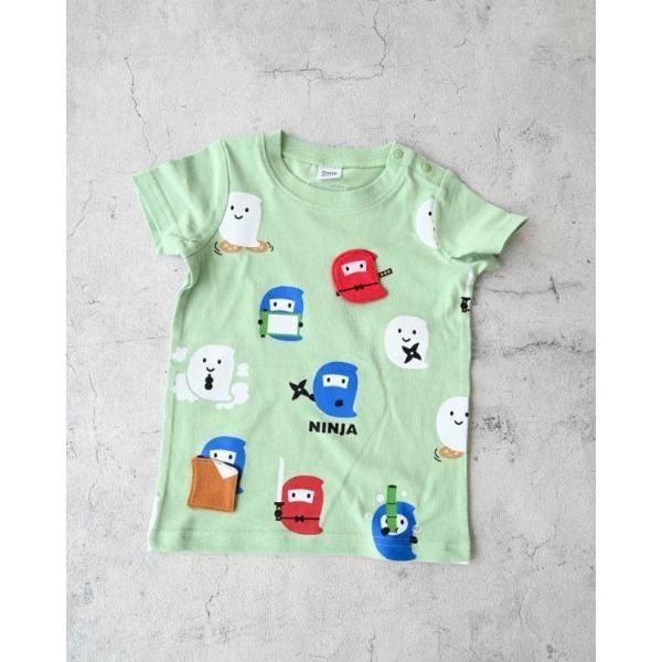 tシャツ CHEEK ROOM/チークルーム おばけ忍者Ｔシャツ キッズ 子供服 男の子 女の子
